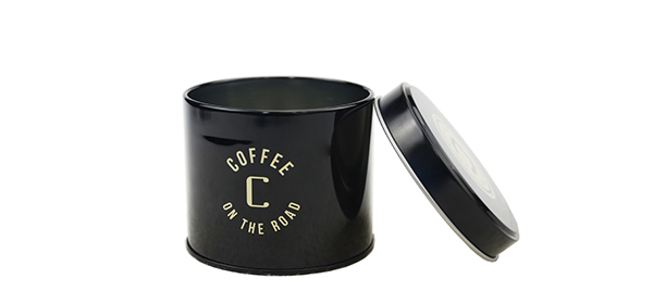鲜明coffee铁罐包装图