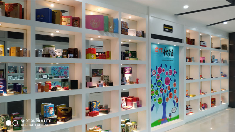 饼干铁盒样品展示