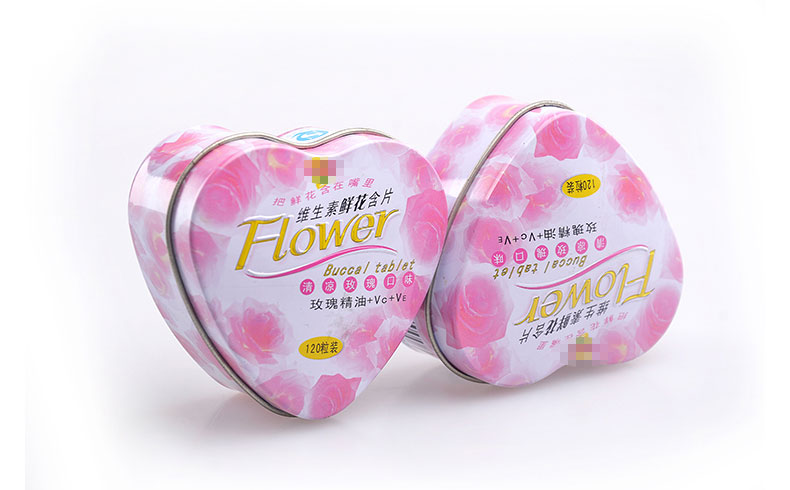 心形糖果铁盒包装