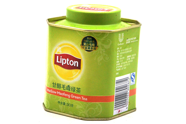 立顿茶叶铁罐