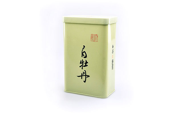 白牡丹茶叶铁罐
