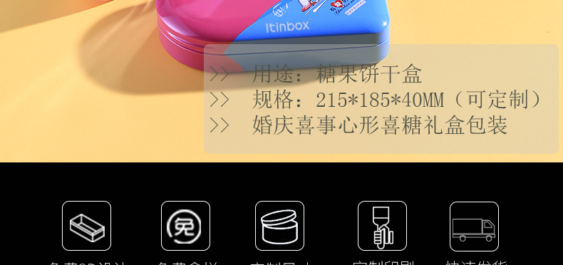 巧克力糖果铁盒