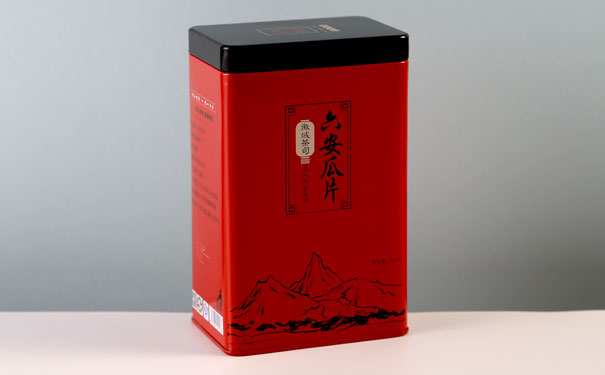 长方形茶叶铁罐