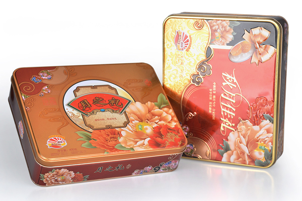 方形月饼铁盒