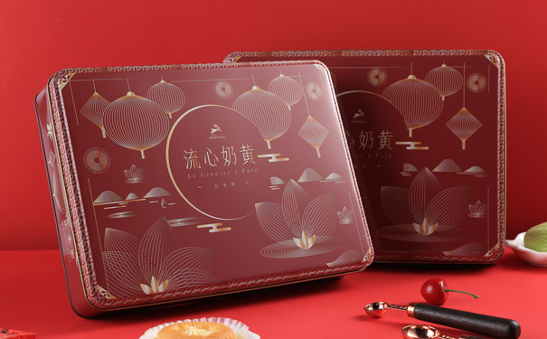 长方形月饼铁盒