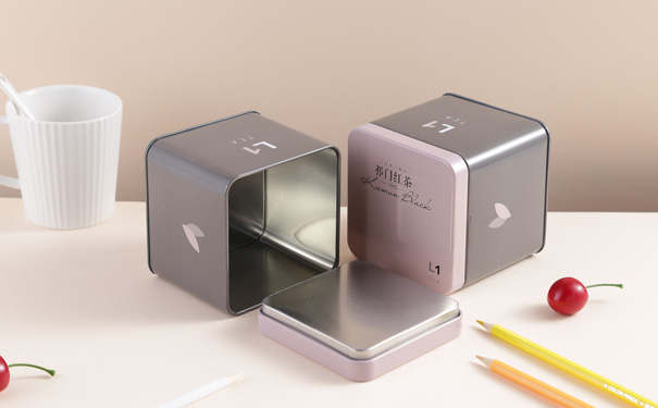 方形茶叶铁盒