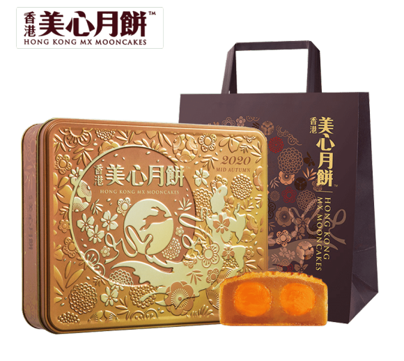 美心月饼铁盒包装 