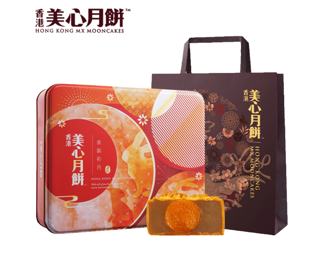 美心月饼铁盒包装