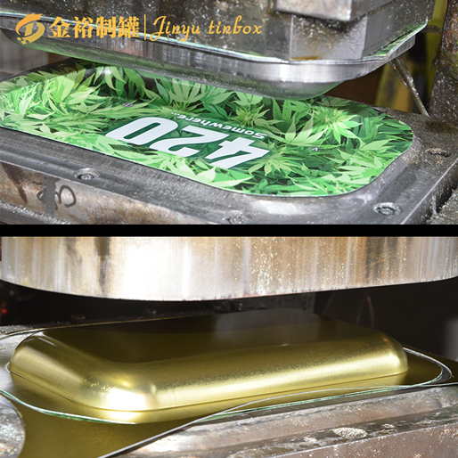 大号卷烟铁托盘