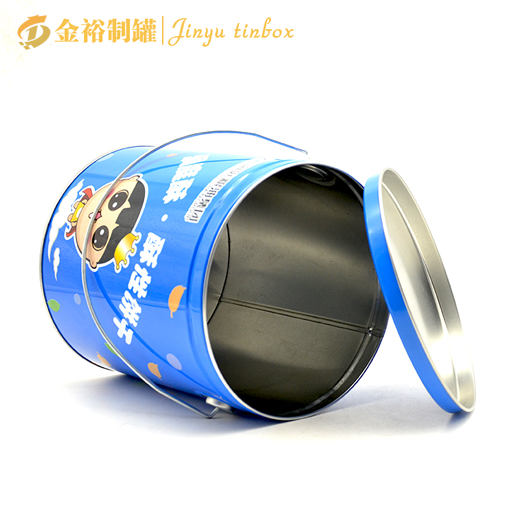 饼干圆形铁盒,手提铁桶定制