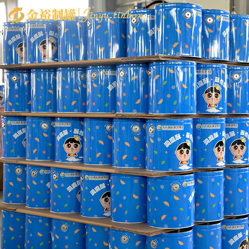 饼干圆形铁盒,手提铁桶定制