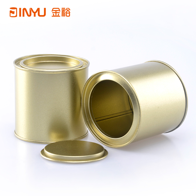 圆形铁盒,素铁通用铁盒