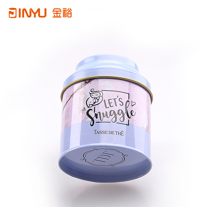 创意圆形茶叶铁罐